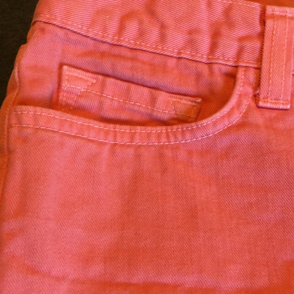 Women’s size 27 J Brand cut off denim coral jean shorts style 1046O250 - Picture 3 of 11